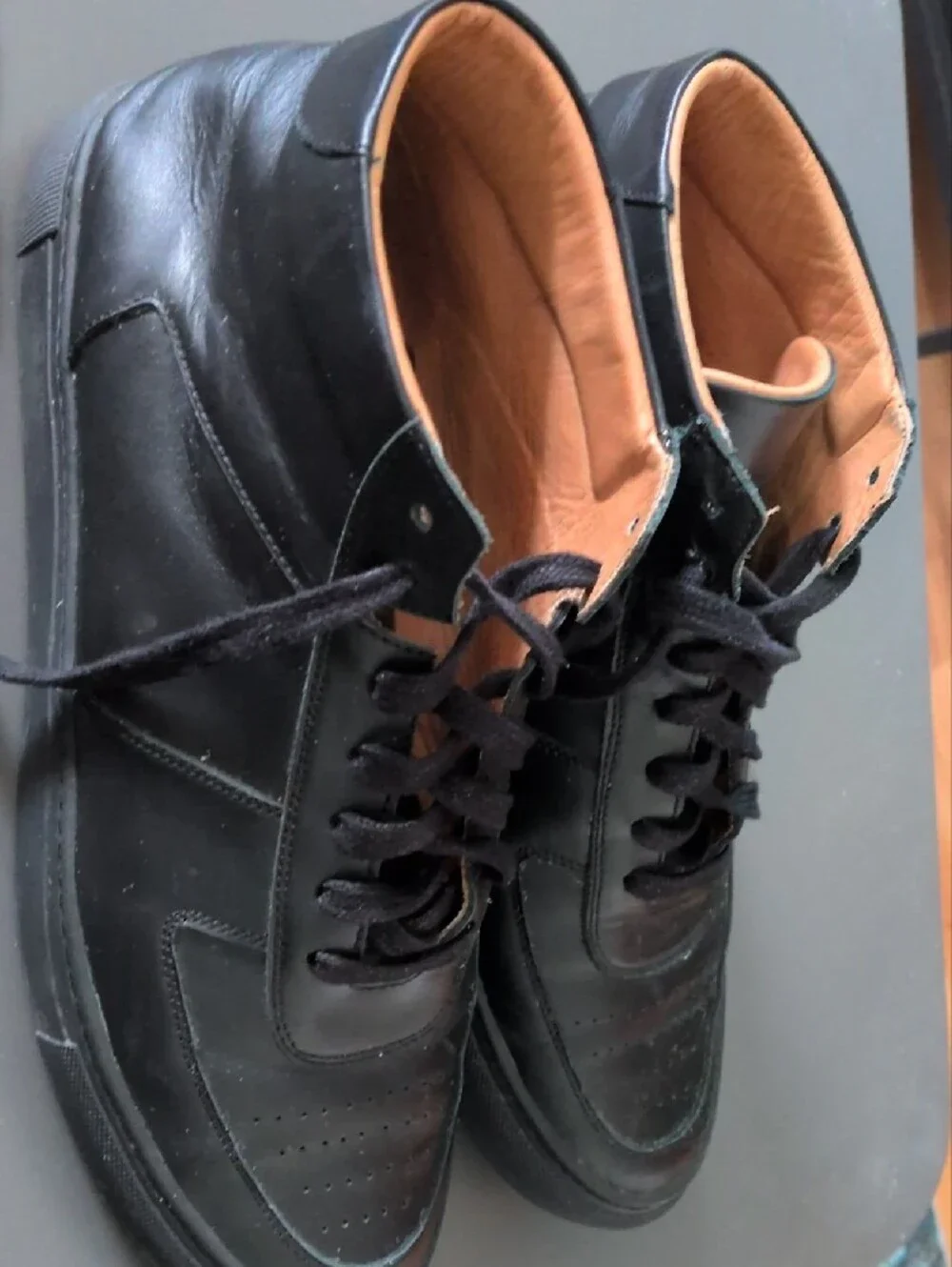 Beckett Simonon black leather